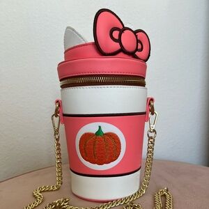 Loungefly Hello Kitty Pumpkin Spice Coffee mug Bag
